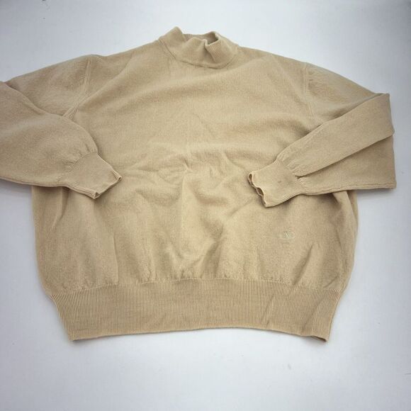 Valentino Studio Long Sleeve Mock Neck Sweater 100% Merino Wool Italy Size Small - Picture 1 of 6
